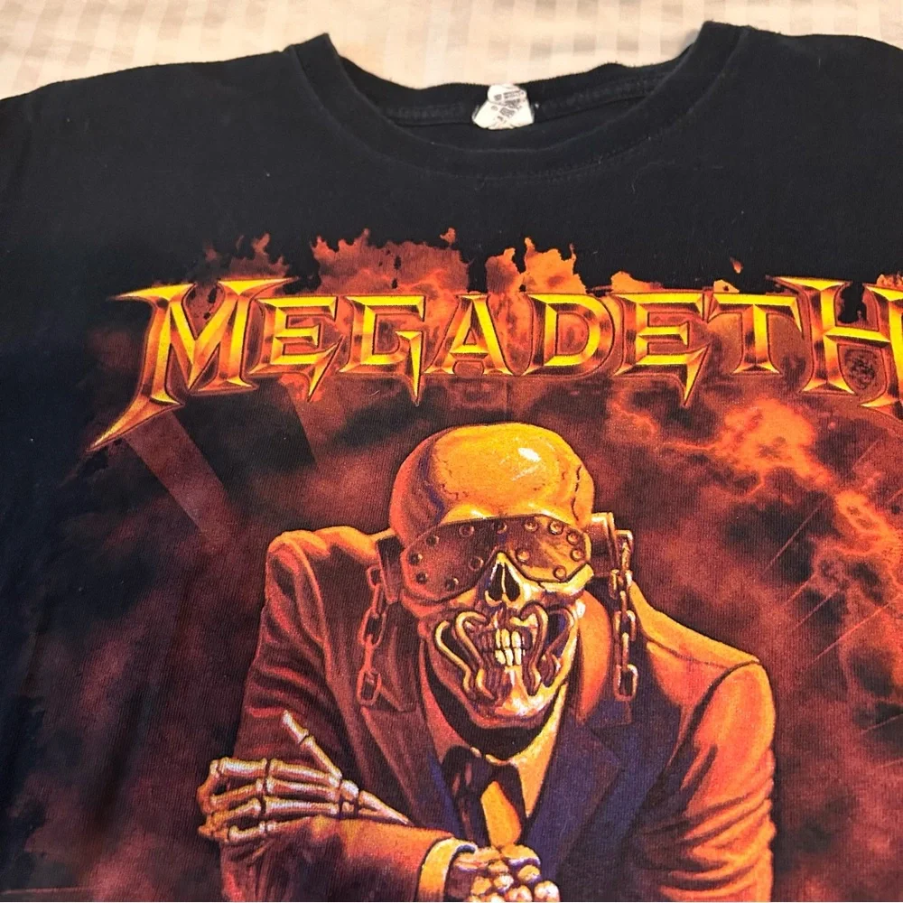 Megadeath Peace Sells Twenty Fifth Anniversary 1986-2011 Tour T-Shitt - Picture 4 of 7